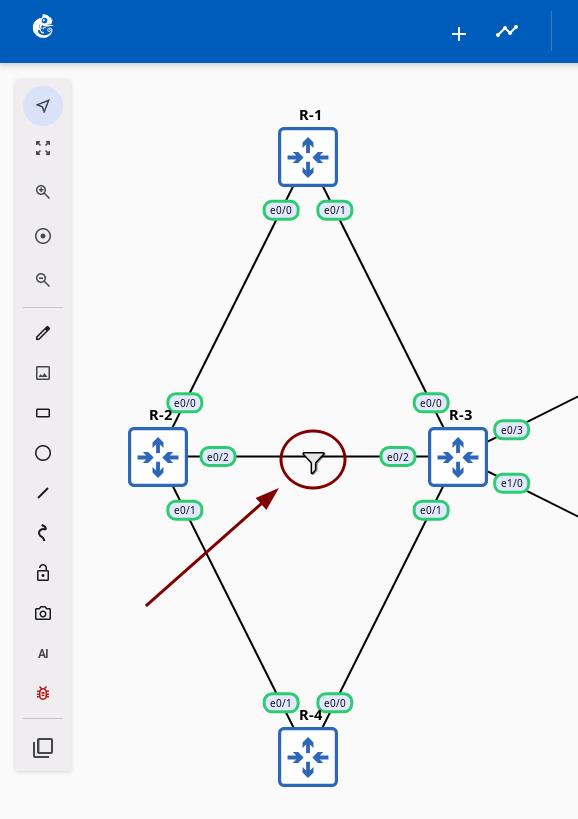 链路 Packet Filter 图标